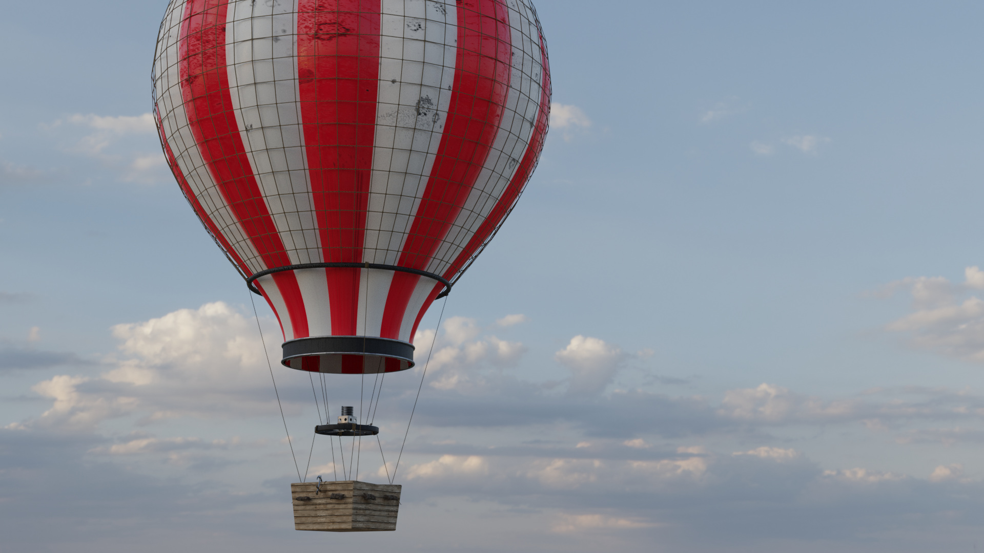 Hot Air Balloon(High Poly) preview image 1